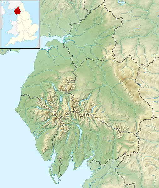 Sellafield Cumbria Map